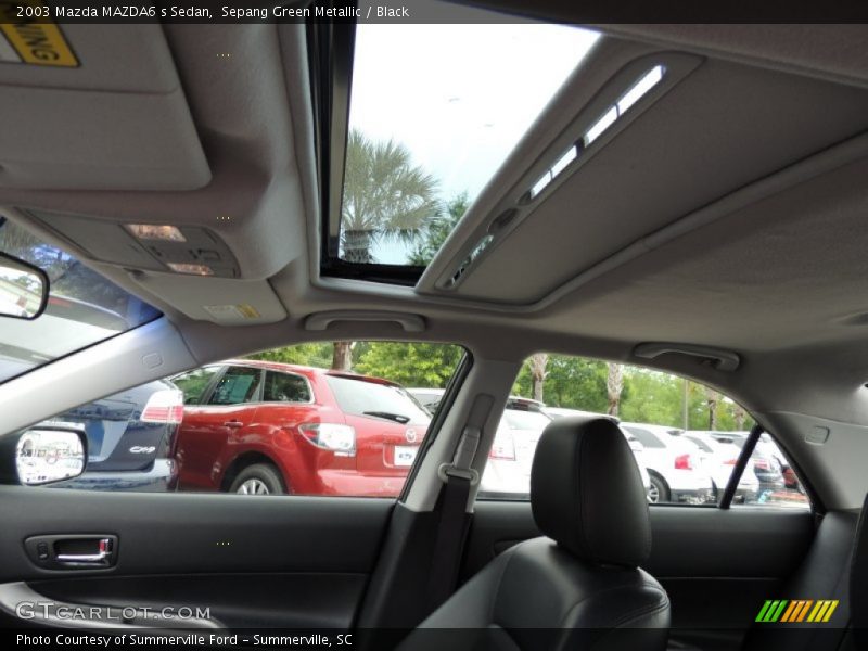 Sepang Green Metallic / Black 2003 Mazda MAZDA6 s Sedan