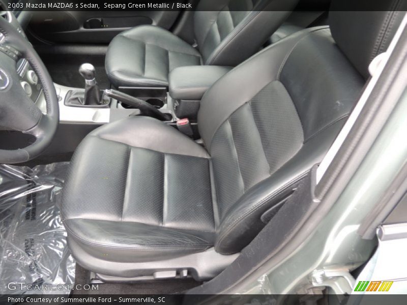 Sepang Green Metallic / Black 2003 Mazda MAZDA6 s Sedan