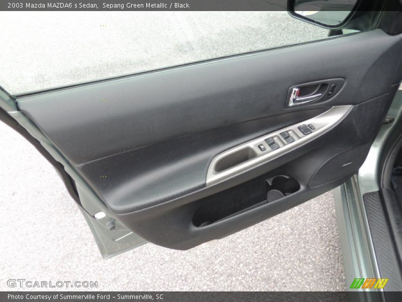 Sepang Green Metallic / Black 2003 Mazda MAZDA6 s Sedan