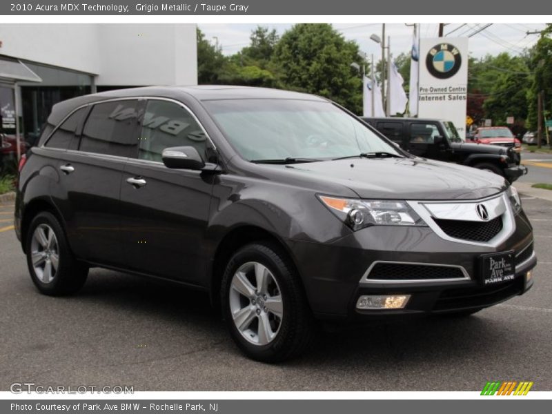 Grigio Metallic / Taupe Gray 2010 Acura MDX Technology