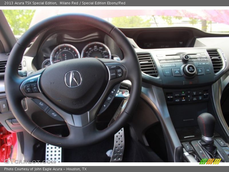 Milano Red / Special Edition Ebony/Red 2013 Acura TSX Special Edition