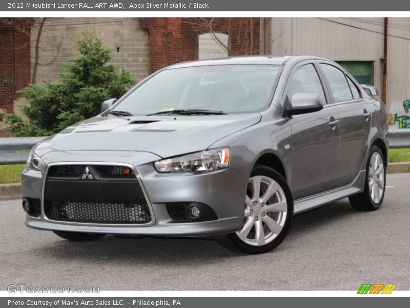 Front 3/4 View of 2012 Lancer RALLIART AWD