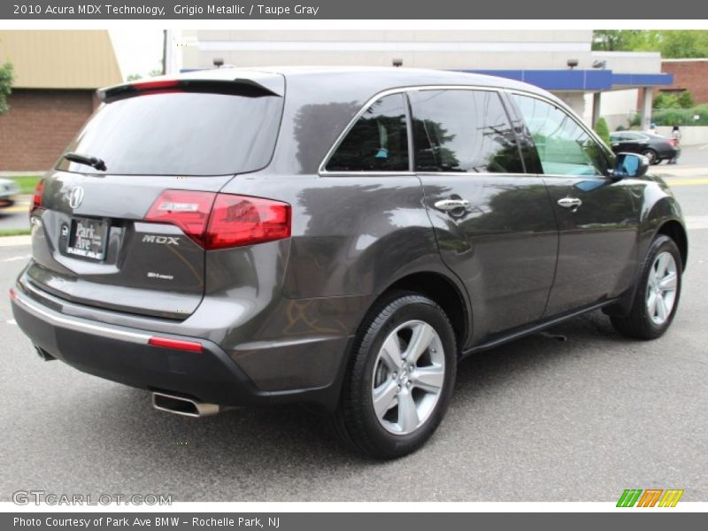 Grigio Metallic / Taupe Gray 2010 Acura MDX Technology