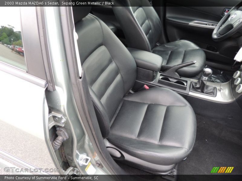 Sepang Green Metallic / Black 2003 Mazda MAZDA6 s Sedan