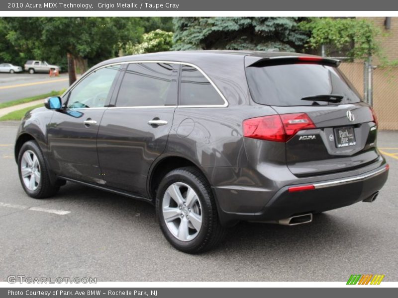 Grigio Metallic / Taupe Gray 2010 Acura MDX Technology