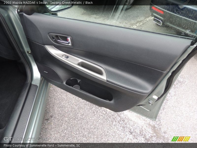 Sepang Green Metallic / Black 2003 Mazda MAZDA6 s Sedan
