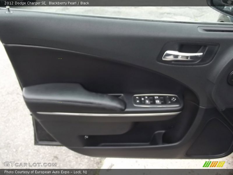 Blackberry Pearl / Black 2012 Dodge Charger SE