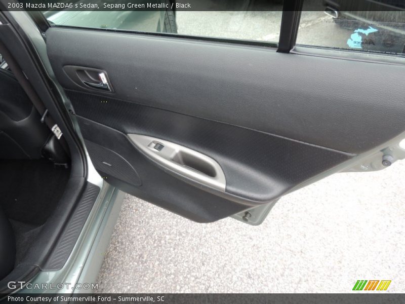 Sepang Green Metallic / Black 2003 Mazda MAZDA6 s Sedan