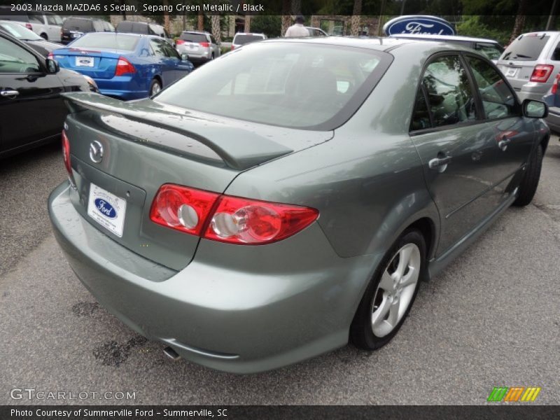 Sepang Green Metallic / Black 2003 Mazda MAZDA6 s Sedan