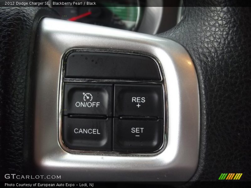 Blackberry Pearl / Black 2012 Dodge Charger SE