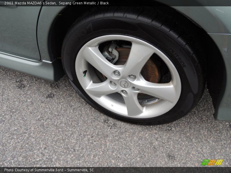 Sepang Green Metallic / Black 2003 Mazda MAZDA6 s Sedan