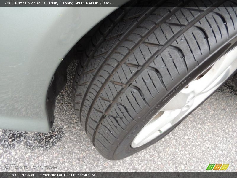 Sepang Green Metallic / Black 2003 Mazda MAZDA6 s Sedan