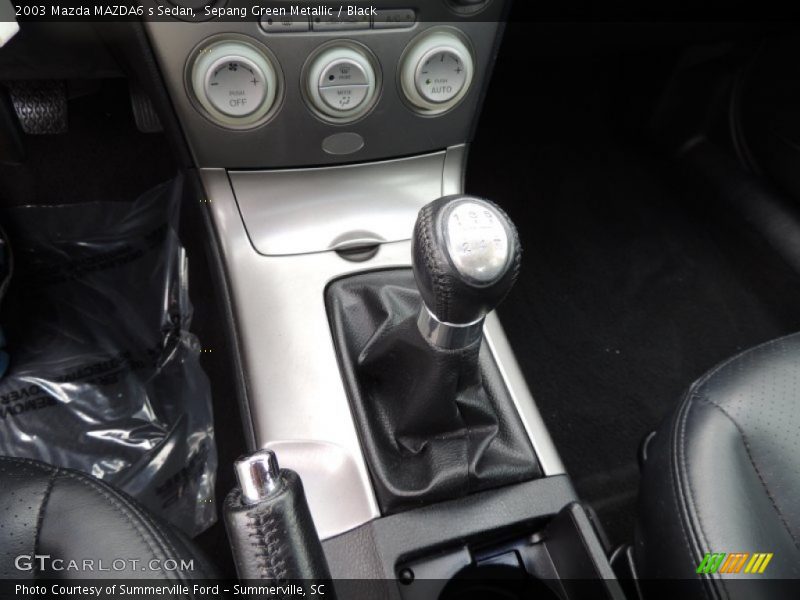 Sepang Green Metallic / Black 2003 Mazda MAZDA6 s Sedan