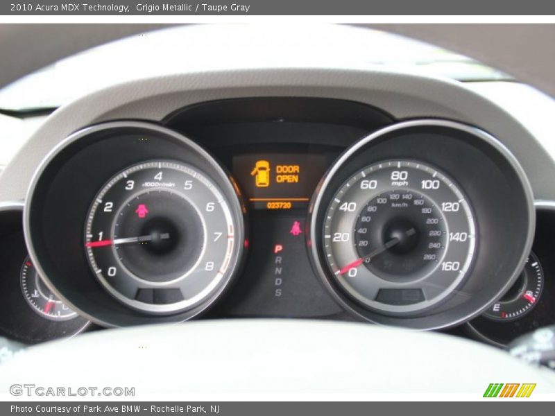 Grigio Metallic / Taupe Gray 2010 Acura MDX Technology