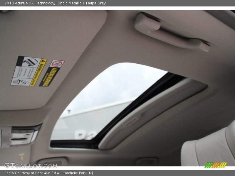 Grigio Metallic / Taupe Gray 2010 Acura MDX Technology