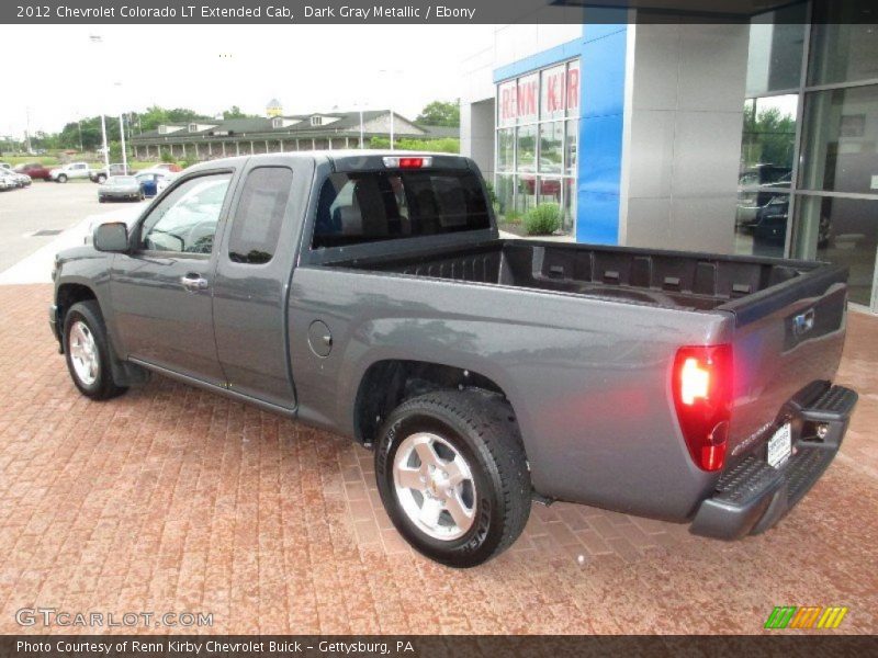 Dark Gray Metallic / Ebony 2012 Chevrolet Colorado LT Extended Cab