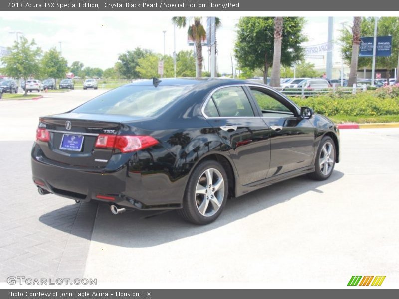 Crystal Black Pearl / Special Edition Ebony/Red 2013 Acura TSX Special Edition