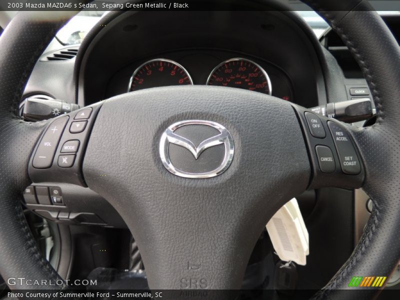 Sepang Green Metallic / Black 2003 Mazda MAZDA6 s Sedan