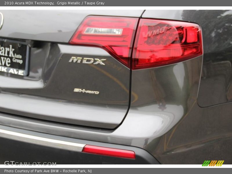 Grigio Metallic / Taupe Gray 2010 Acura MDX Technology