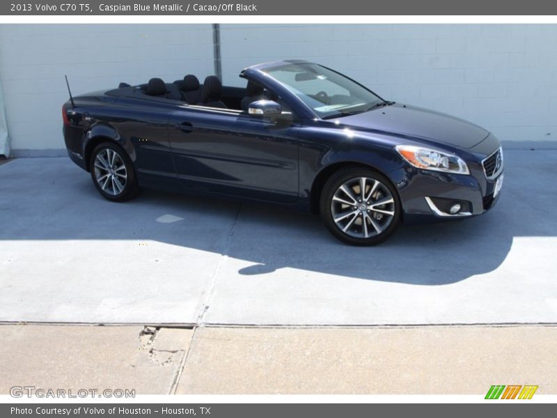 Caspian Blue Metallic / Cacao/Off Black 2013 Volvo C70 T5