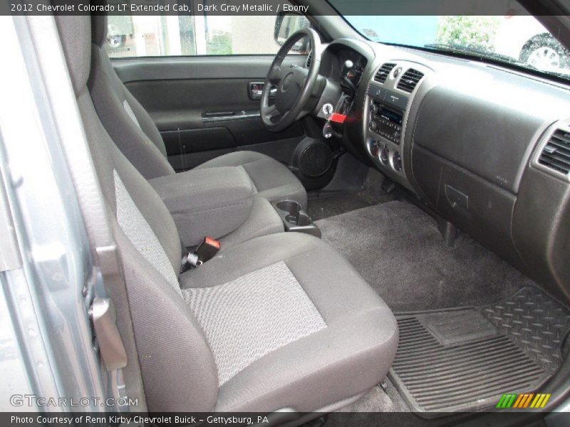 Dark Gray Metallic / Ebony 2012 Chevrolet Colorado LT Extended Cab