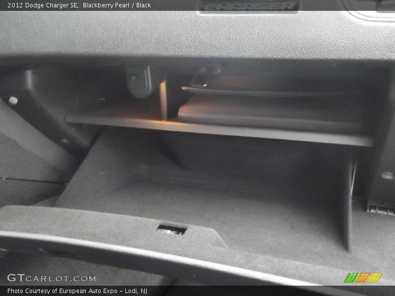 Blackberry Pearl / Black 2012 Dodge Charger SE