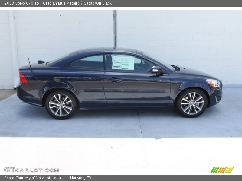 Caspian Blue Metallic / Cacao/Off Black 2013 Volvo C70 T5