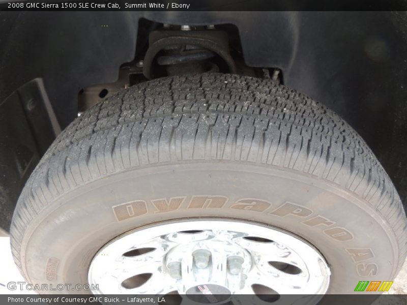 Summit White / Ebony 2008 GMC Sierra 1500 SLE Crew Cab