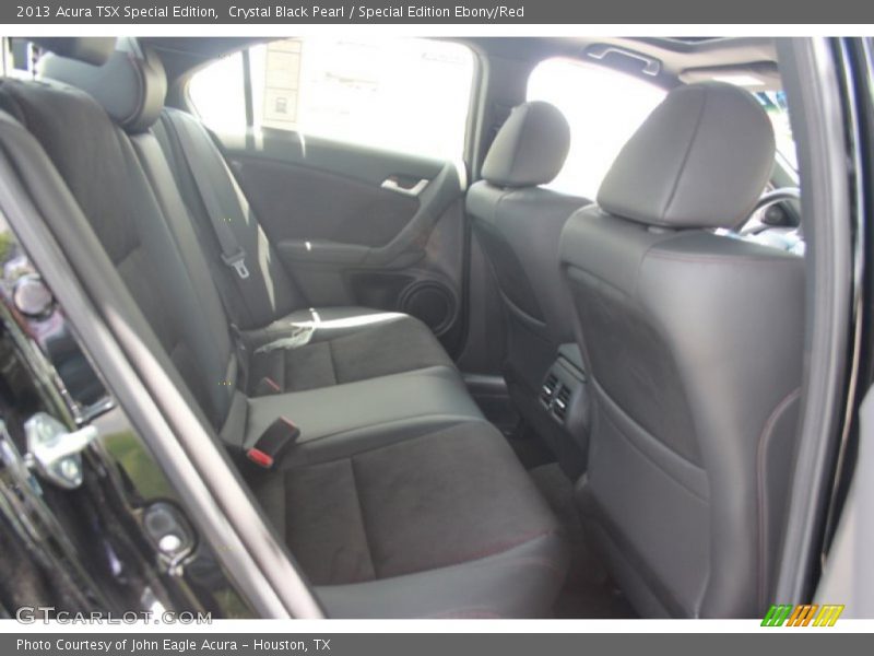 Crystal Black Pearl / Special Edition Ebony/Red 2013 Acura TSX Special Edition