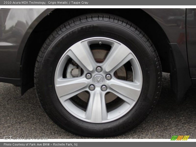 Grigio Metallic / Taupe Gray 2010 Acura MDX Technology
