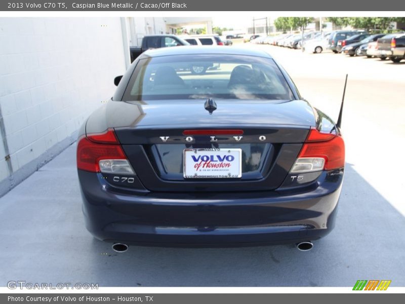 Caspian Blue Metallic / Cacao/Off Black 2013 Volvo C70 T5