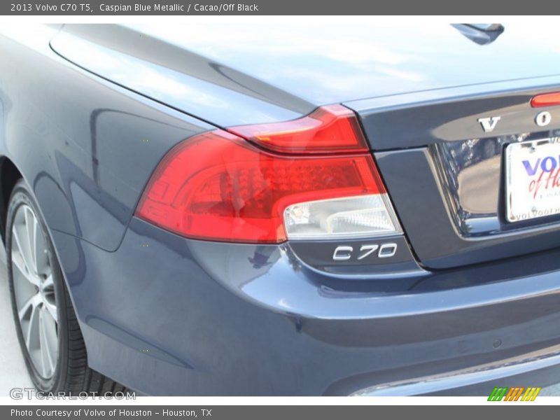Caspian Blue Metallic / Cacao/Off Black 2013 Volvo C70 T5