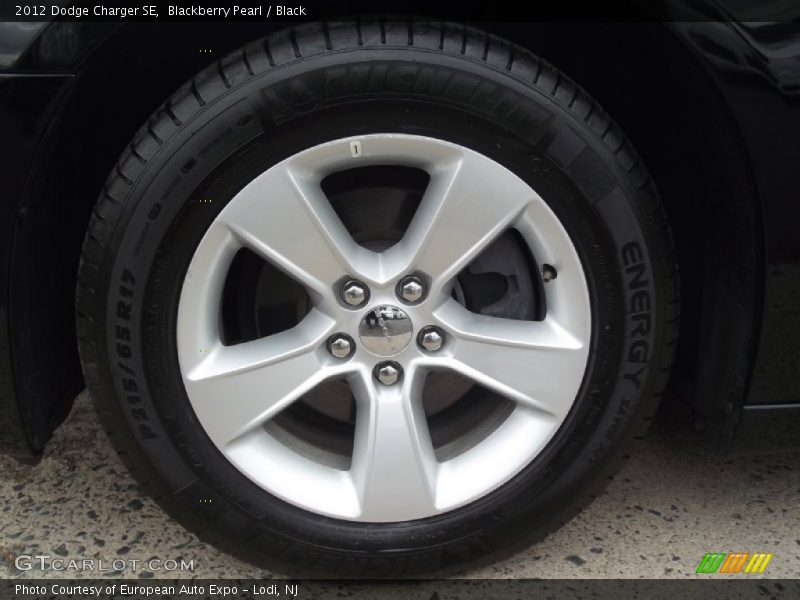 Blackberry Pearl / Black 2012 Dodge Charger SE