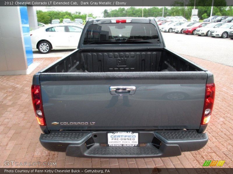 Dark Gray Metallic / Ebony 2012 Chevrolet Colorado LT Extended Cab