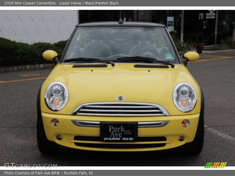 Liquid Yellow / Black/Panther Black 2006 Mini Cooper Convertible