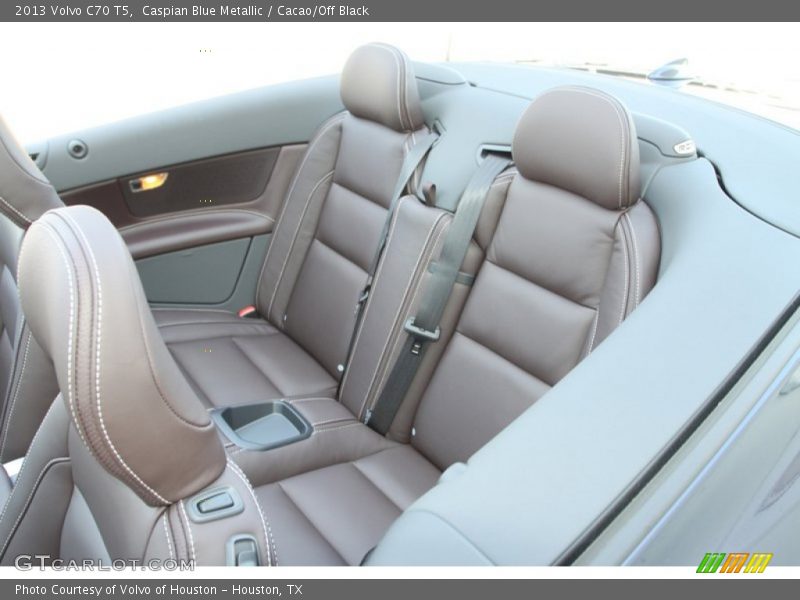 Caspian Blue Metallic / Cacao/Off Black 2013 Volvo C70 T5