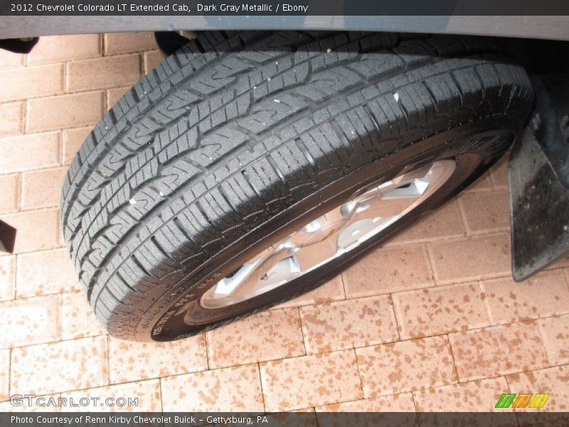 Dark Gray Metallic / Ebony 2012 Chevrolet Colorado LT Extended Cab
