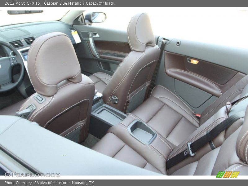 Caspian Blue Metallic / Cacao/Off Black 2013 Volvo C70 T5