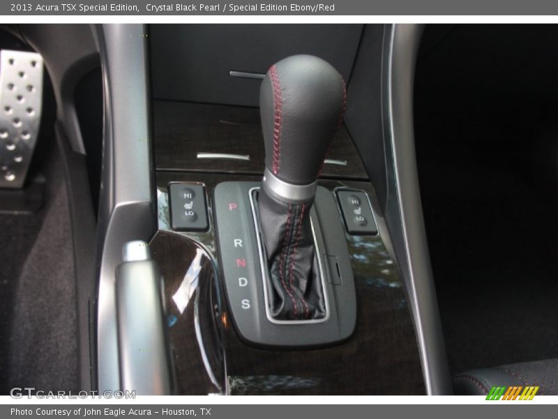 Crystal Black Pearl / Special Edition Ebony/Red 2013 Acura TSX Special Edition