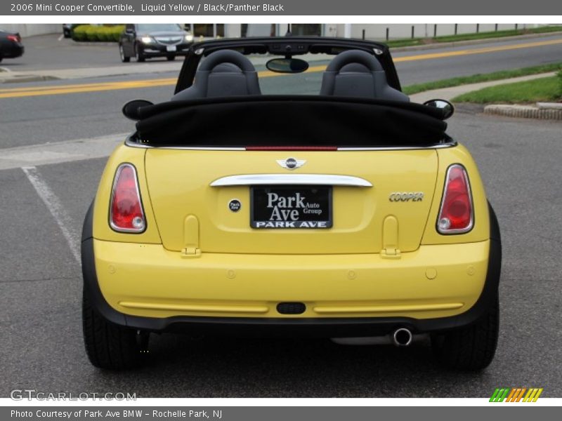 Liquid Yellow / Black/Panther Black 2006 Mini Cooper Convertible