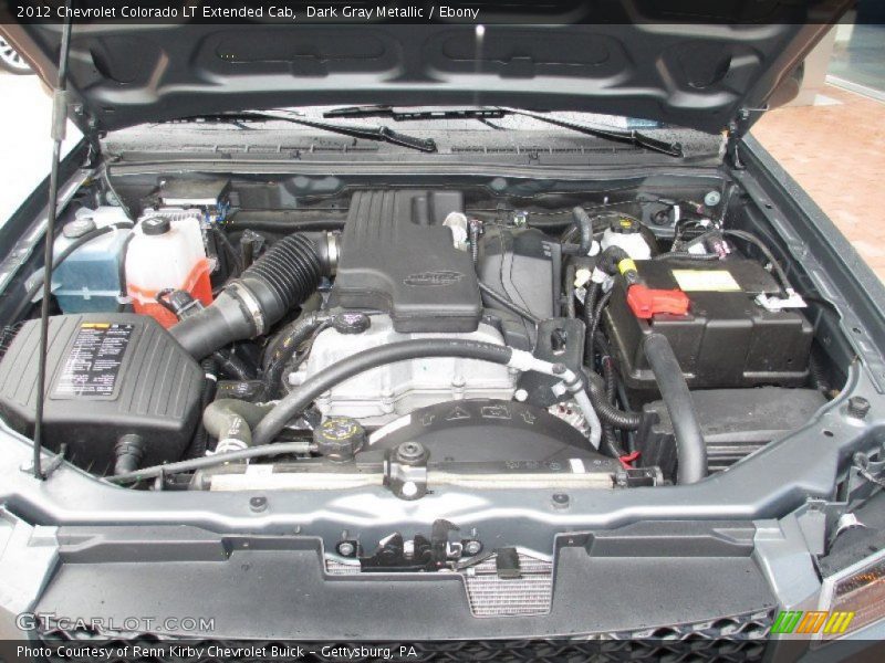 Dark Gray Metallic / Ebony 2012 Chevrolet Colorado LT Extended Cab