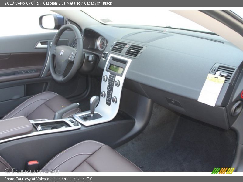 Caspian Blue Metallic / Cacao/Off Black 2013 Volvo C70 T5