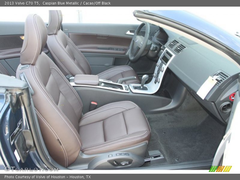 Caspian Blue Metallic / Cacao/Off Black 2013 Volvo C70 T5