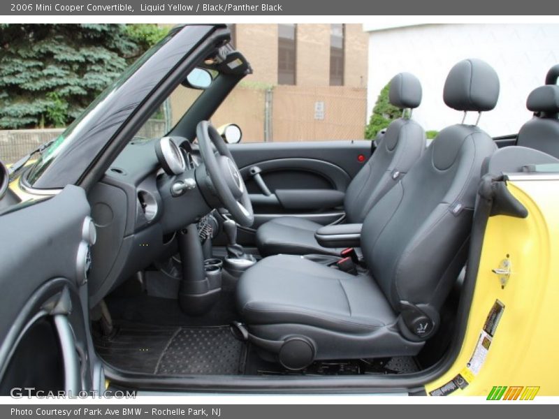 Liquid Yellow / Black/Panther Black 2006 Mini Cooper Convertible
