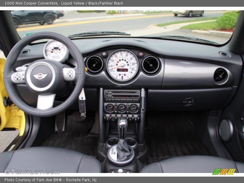 Liquid Yellow / Black/Panther Black 2006 Mini Cooper Convertible