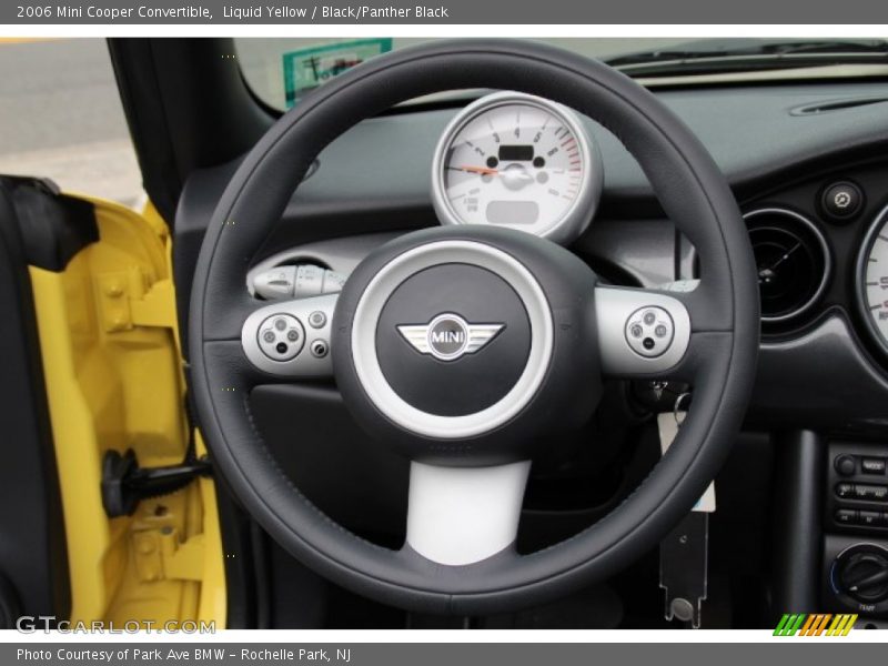 Liquid Yellow / Black/Panther Black 2006 Mini Cooper Convertible