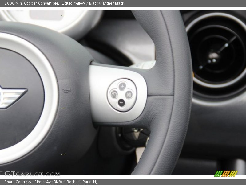 Liquid Yellow / Black/Panther Black 2006 Mini Cooper Convertible