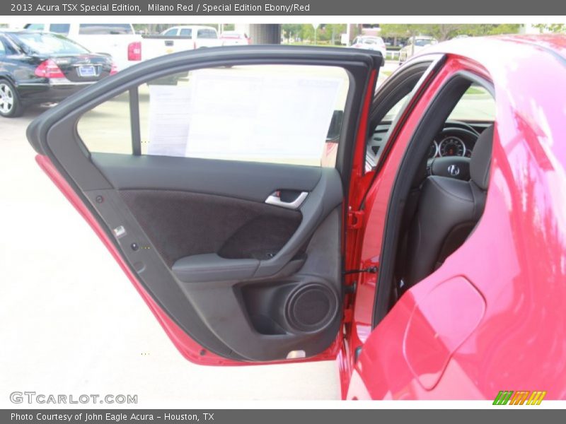 Milano Red / Special Edition Ebony/Red 2013 Acura TSX Special Edition