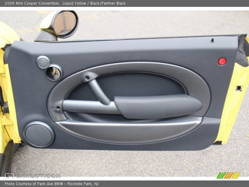 Liquid Yellow / Black/Panther Black 2006 Mini Cooper Convertible