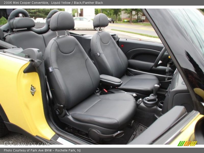 Liquid Yellow / Black/Panther Black 2006 Mini Cooper Convertible
